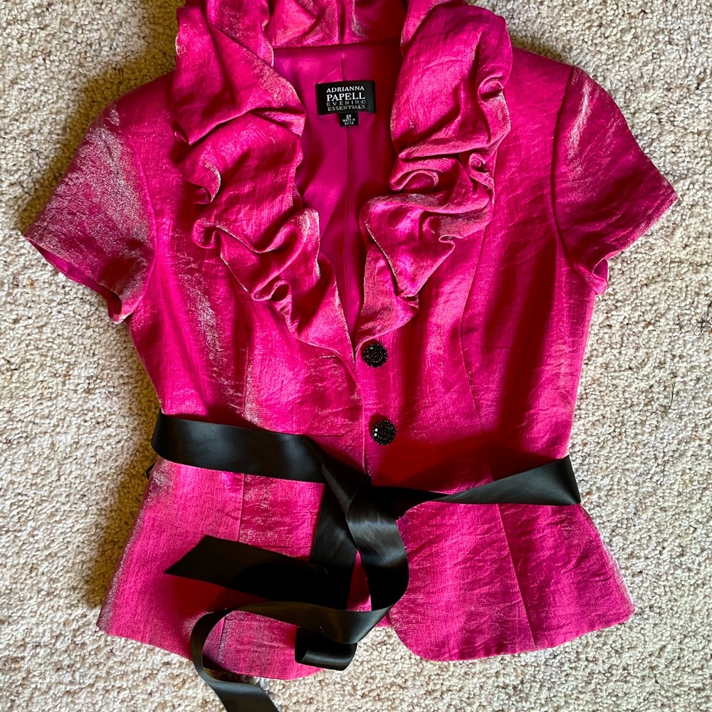 Small , Pink shimmery jacket